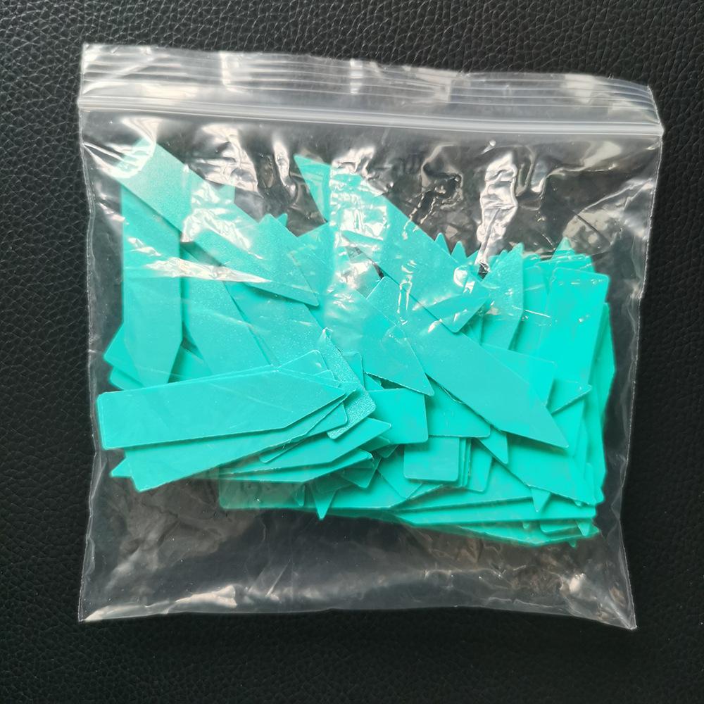 100pcs Garden Plant Labels, Fleshy Labels, Waterproof Cards for Agricultural Flowers and Gardening Plastic DIY Label Tool