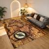 Vintage Map Living Room Nonslip Area Rug Soft Carpet For Bedroom Game Playroom Sofa Office Home Decor Doormat Christmas Gift C9302256