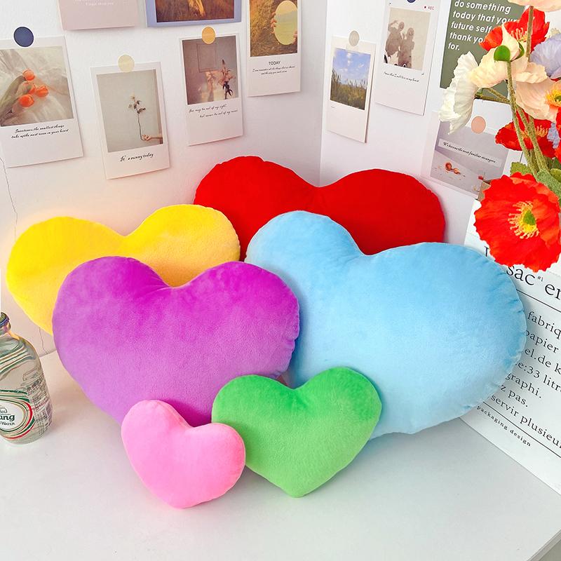 Heart Shape Pillow Sofa Decor Cushion Living Room Bedroom Soft Sleeping Pillow Lover Festival Gift Wedding Heart Shaped Gift