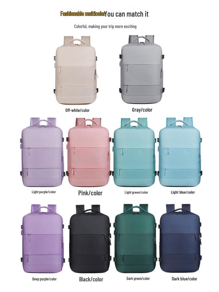 Мужской рюкзак большой вместимости для деловых поездок с отделением для обуви