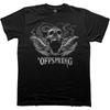 Футболка The Offspring с крылатым черепом Черная Новая Унисекс Футболка
