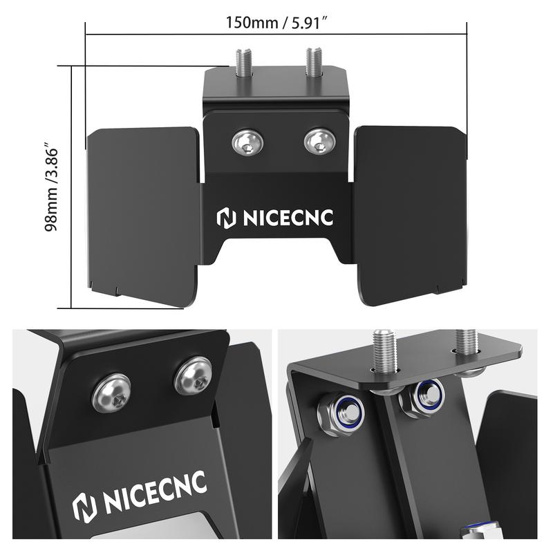 NICECNC For Surron light bee X Electric Dirt Bike 53MM Rise Battery Lock Increase Code Aluminum For Segway X160 X260 2024 2025