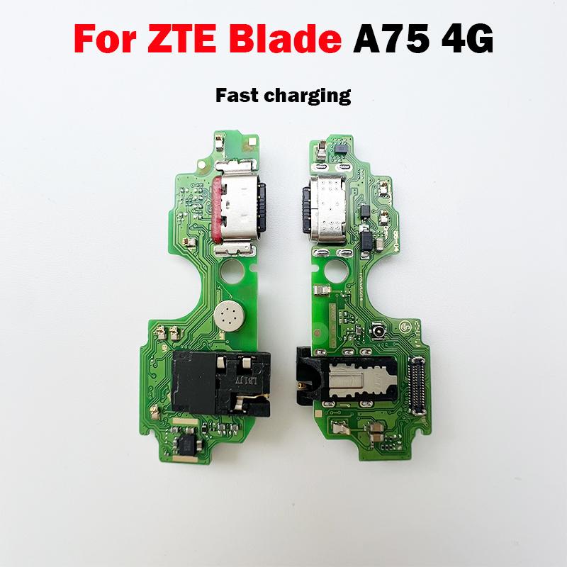 Для ZTE Blade A75 4G Порт USB-зарядки Разъем Док-станция Плата Зарядное устройство Шлейф