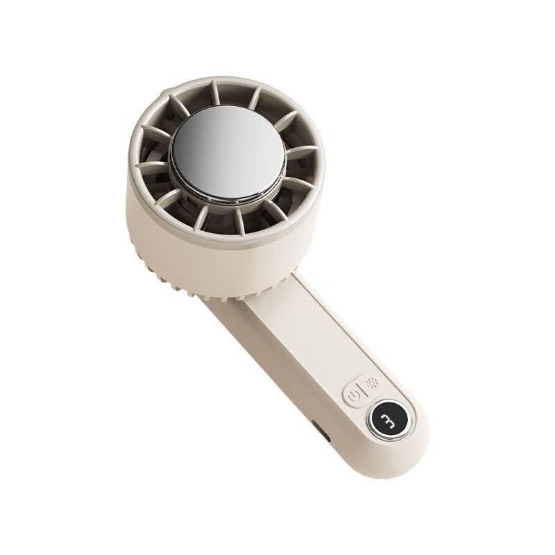 Foldable Portable Digital Display Cooling Mini Fan CN plug (adapter included)