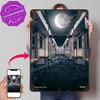To the Moon Station D Printed Texture Poster Personalized Wall Art Retro Metal Tin Signs for Room Accessories Office Decoration