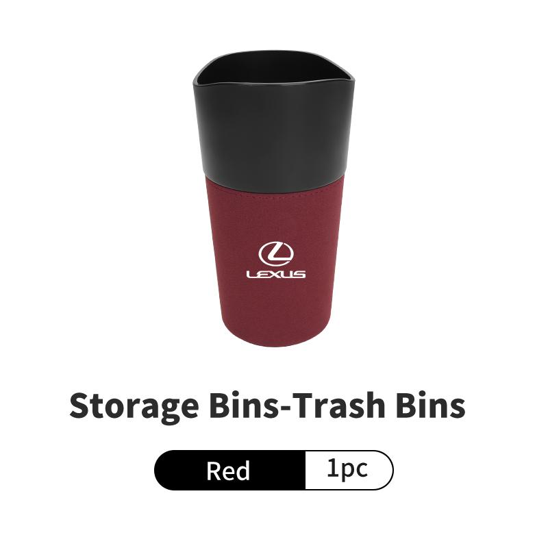CKU5 Car Interior Console Organizer Mug Storage Bucket Door Trash Can For Lexus CT ES GS NX IS250 CT200h IS300h ES300h RX400h NX300h