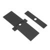2PCS Gear Shift Panel Dust Cover Shift Lever Panel Trim Strip Rubber For Mitsubishi Pajero Montero V93 V97 V98 8015A066 8015A065