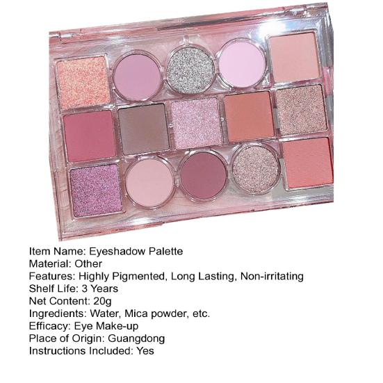 20 г модные тени для макияжа, легко окрашиваемые косметические средства с блестками, 15 цветов, матовые глянцевые тени для макияжа, женские поставки