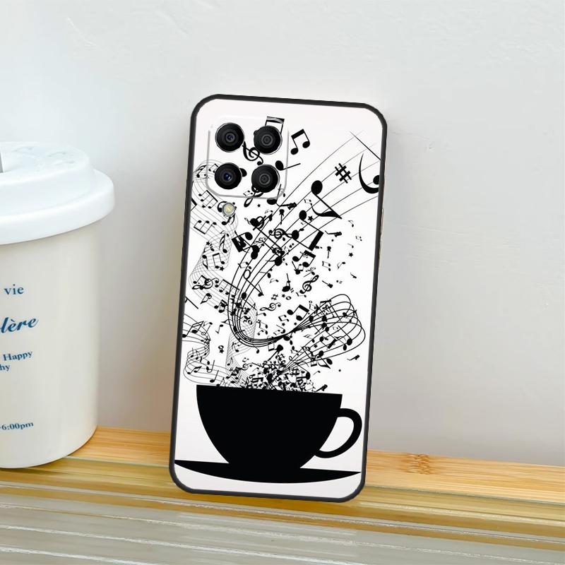 Чехол с музыкальными нотами для Samsung Galaxy M52 M32 M12 M16 M14 M54 M13 M33 M53 M56 M36 M31 M11 M35 M55 M15 M06