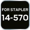 Galvanized staples for pneumatic stapler (14-570), GA18, Type 90 (4K), length 30 mm, 4000 s