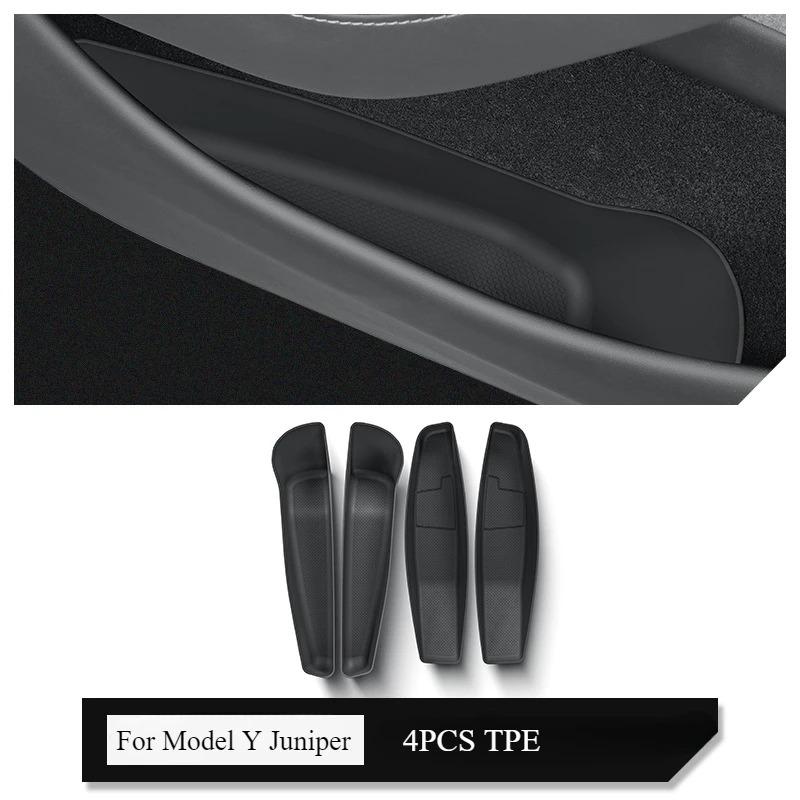 For Tesla Model Y/YL Juniper 2025 2026 Door Slot Storage Box Organizer Door Side Waterproof Umbrella Box Interior Accessories