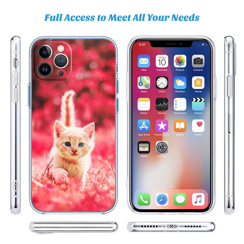 JO9 Cat Kitten Meow Phone Case for Motorola G34 G32 G31 G14 G84 G62 E32 G24 G72 G71 G73 G85 G200 G60S G60 G52 G51 G50 G42 G41 G32 G30