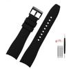 Curved End Silicone Rubber Watch Strap for Men Rolex Water Ghost Seiko Citizen Tissot 20MM 22MM Sport Wristband Universal Belt