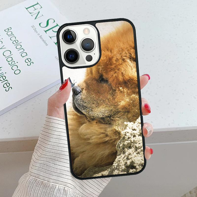 CHOW CHOW dog Art Print Phone Case For iPhone 17 Air 15 16 16e 14 13 Pro Max Coque 12 11 Pro Max PLUS fundas cover