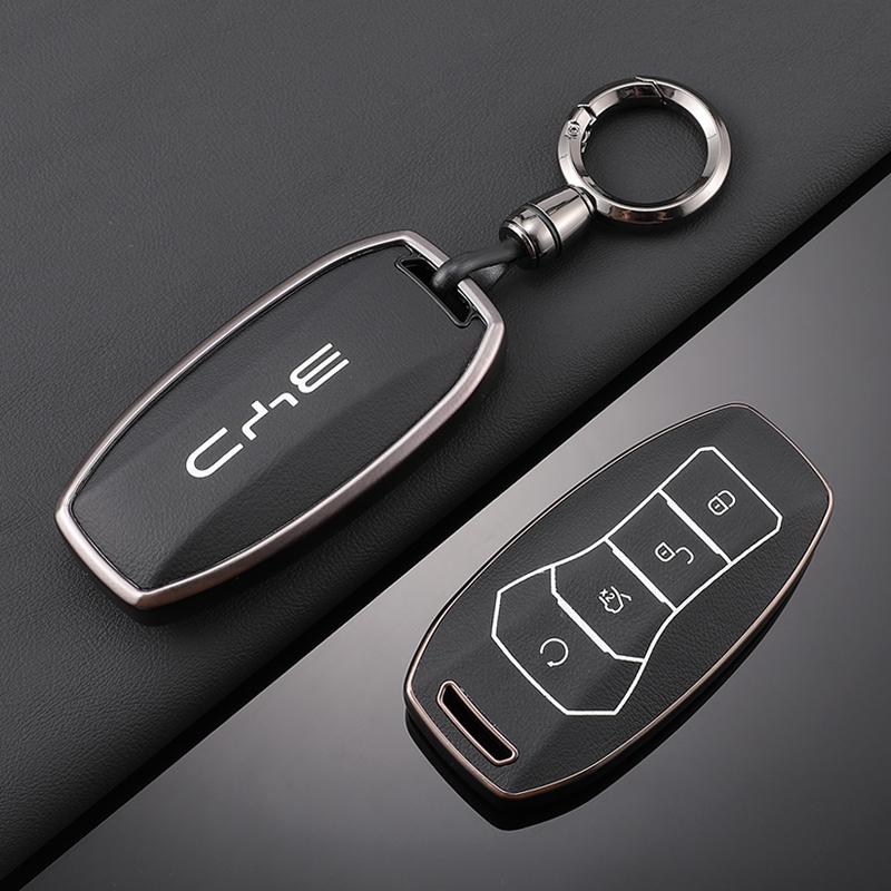 Fit For BYD Atto 3 Han EV Seal Dolphin Mini Sealion U Song PlusTang Dm QIn Car Key Case Cover Shel Keychain Accessories