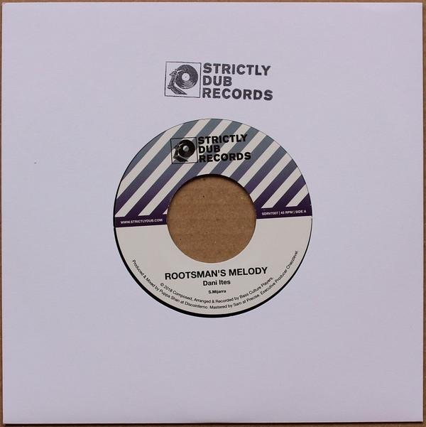 7-дюймовая пластинка DANI ITES BASS CULTURE PLAYERS PU Rootsmans Melody SDRV7007 Strictly Dub Re 2018 Эстония Регги Ска Даб Б/у