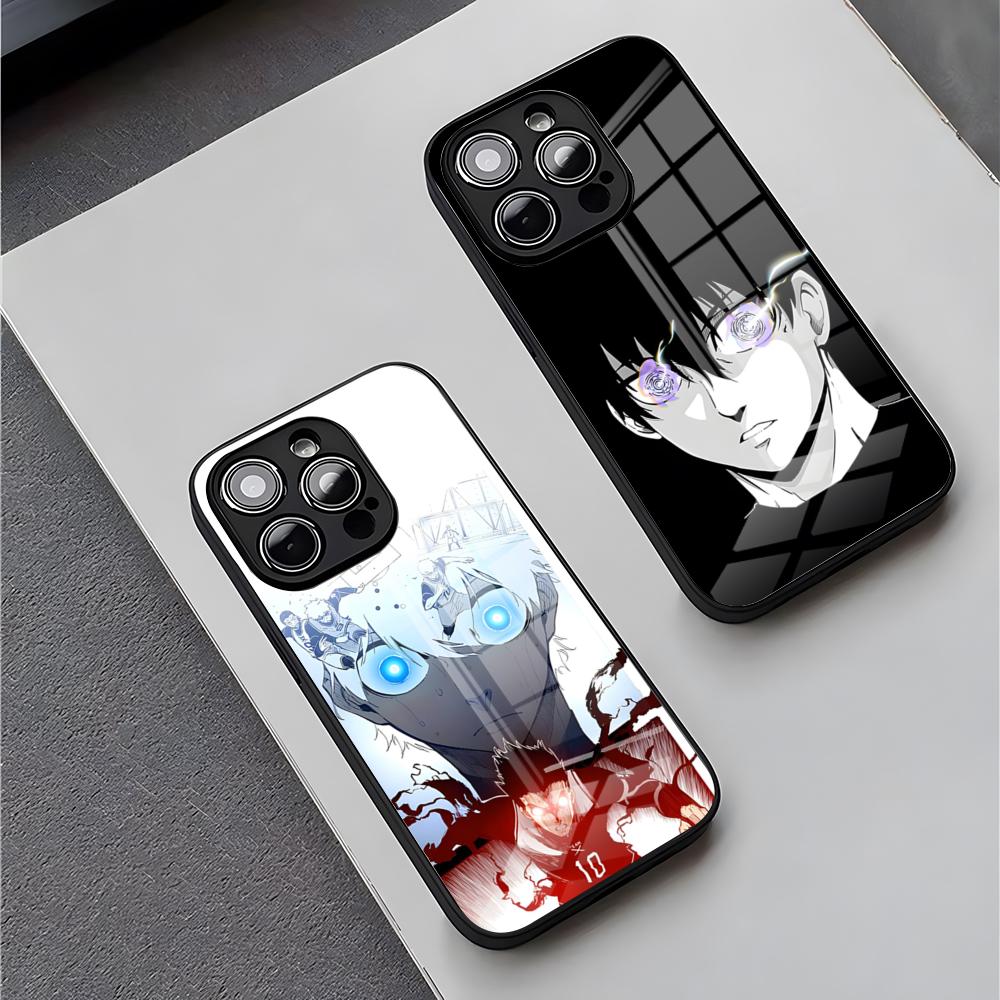 Чехол для телефона с аниме Blue Lock Для iPhone 16 Pro Max 15 Plus 14 Pro 12 11 13 Mini X XR XS Max 8 7 Plus SE Стеклянная крышка