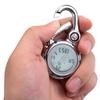 JEWELRYWE Часы с карабином Цифровые часы с клипсой Брелок Часы с карабином 3ATM Водонепроницаемые унисекс