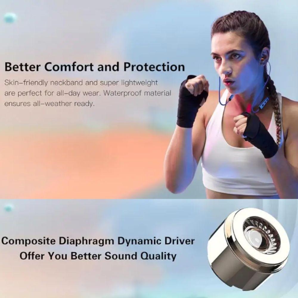 Защита ушей Рабочие наушники-вкладыши с клипсой для воротника, шейным ободом, беспроводные Bluetooth-наушники-вкладыши, для бизнеса