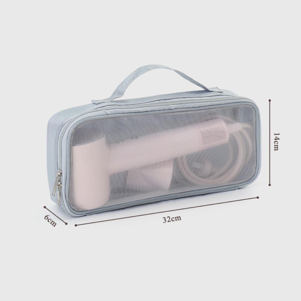 Waterproof Hair Dryer Bag Solid Color Carrying Case Portable Storage Bag  For Airwrap Styler