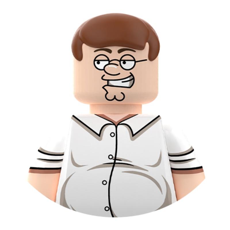 Набор из 5 фигурок Питера из аниме «Гриффины» с 5 разными выражениями лица, детализированными чертами лица и классическими нарядами