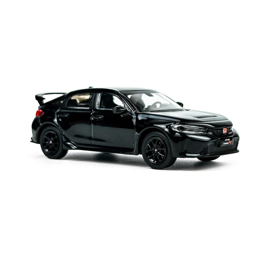 PAUDI MODEL масштаб 1/64 2023 Honda Civic TYPE-R FL5 литая модель автомобиля, черный