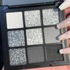 Палетка теней для век Tatibeauty Smoky Makeup Black Swan на 9 цветов - Европейский и Американский Нишевый, Темно-Цементно-Серый, Не Осыпается.