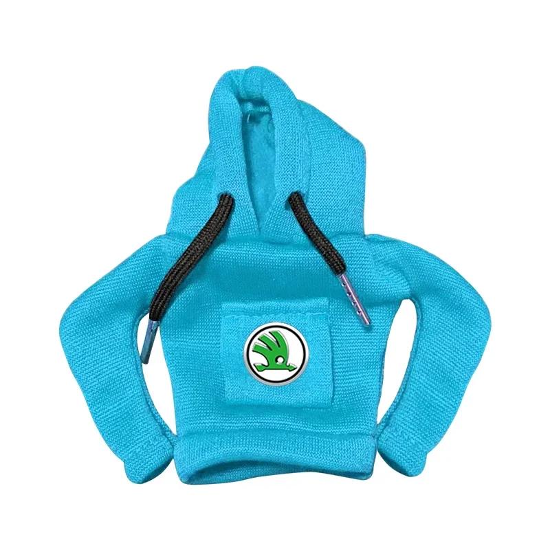 pjxbt2 New Car hoodie gear shift lever sweatproof multi-color protective cover For Skoda Octavia Fabia Kamiq Kapoq Kodiaq Rapid SCALA