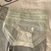 Women's Panties Plus Size Mid-waist Translucent Lace Edge Sexy Hip Lift Breathable Briefs