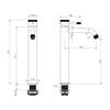 Bateria umywalkowa WEZER NIO11-18-GUNGREY