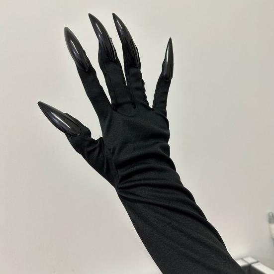 Хэллоуин Перчатки-когти с длинными пальцами Взрослые Перчатки-лапы с длинными