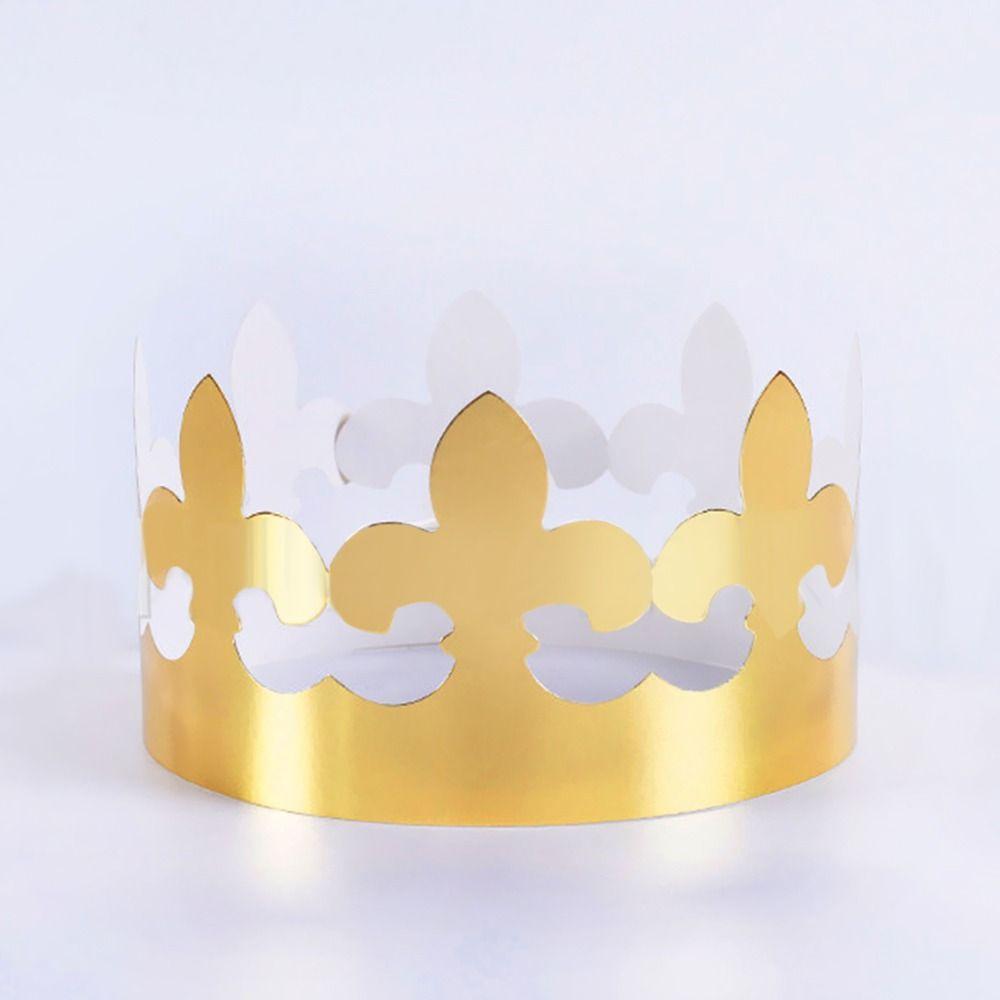 Kids Aldult Celebration Wedding Decor Birthday Hat King Crowns Paper Crown Cap Prince Princess Hats