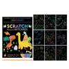 Scratching Card Paper Dinosaur Drawing Board Art Painting Paper Scratch Art Painting Paper Card Kit