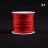 SHANGSHU 1 Roll 45mx0.88mm Nylon Cord Thread Chinese Knot Macrame Bracelet Braided Cord