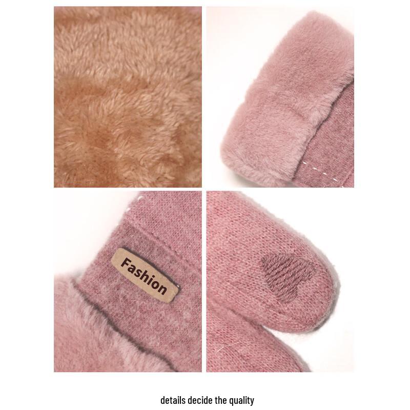 Hengyuanxiang Women's Wool Blend Warm Gloves