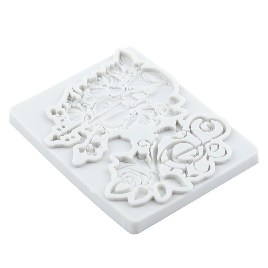 Силиконовые формы Музыкальная нота Гитара Цветок Виолончель Форма для мастики Инструменты для украшения торта Топпер для кекса Конфеты Смола Глина Шоколад Форма для ганаша