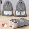 Large Non-woven Dust-proof Travel Shoe Storage Drawstring Bag