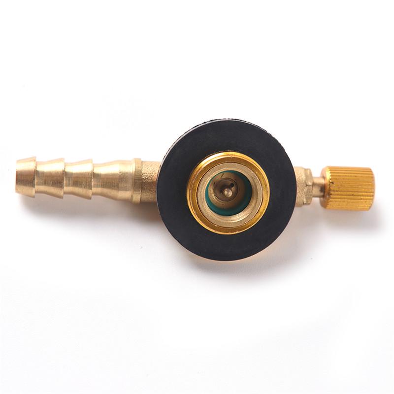 Нержавеющая сталь Кемпинг Газовая плита Переключение зарядки Надувной клапан Адаптер