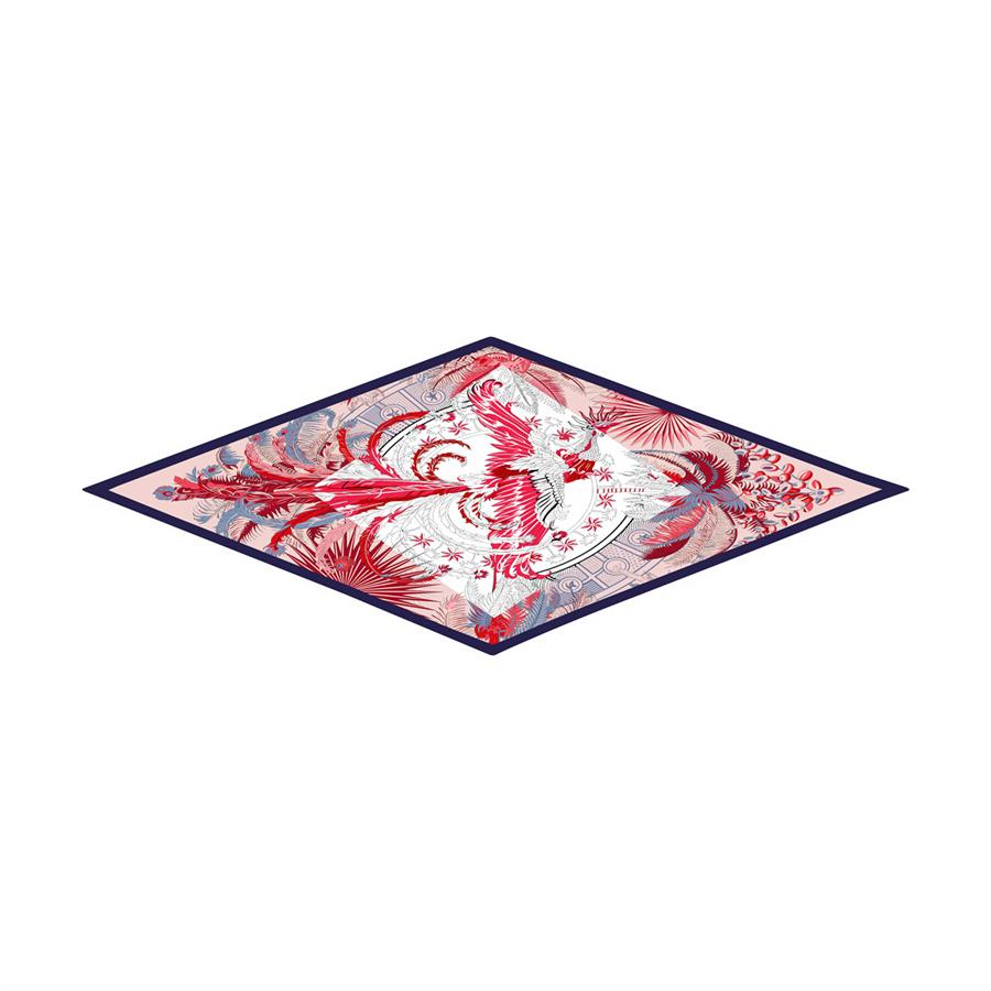 Diamond Scarf Fly Horse Print Brand Silk Scarves Wraps Women Luxury Bandana Headband Lady Hijabs Foulards Neckerchief Shawl