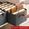 Clothes Storage Box Household Wardrobe Layered Finishing Box Clothes Pants Fabric Cotton Linen Folding Drawer Storage