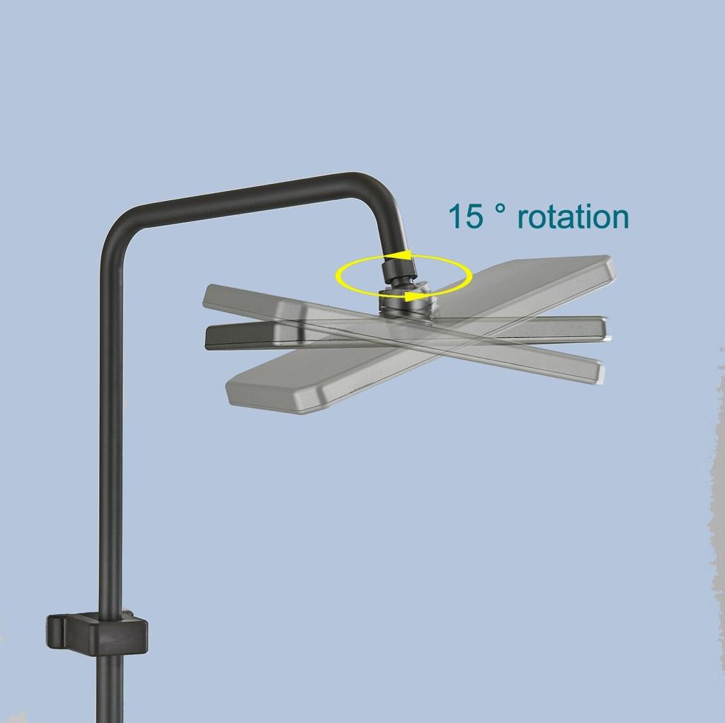 Shower Faucet Set Digital Display 4 Function Piano Key Rainfall Shower Combo Set