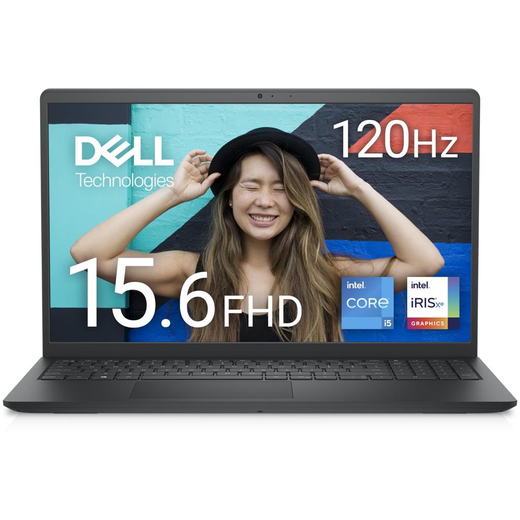 Dell Inspiron 15 3520 Intel Core 16GB 512GB Windows Carbon Repair Service 15.6-inch Laptop, i5-1235U, Memory, SSD, 11, Black, 1-Year Next-Business-Day