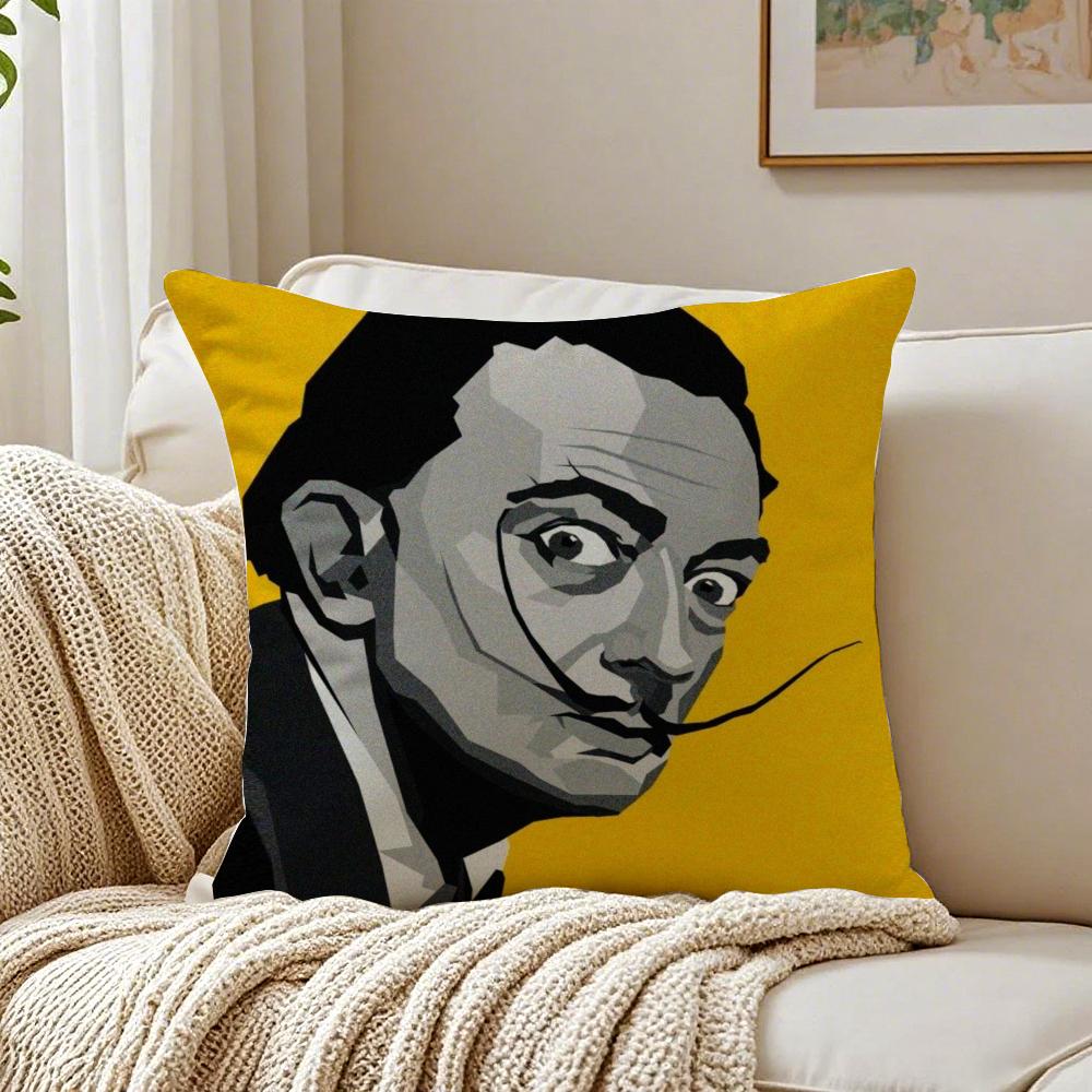 Surreal Spanish Art Salvador DDali Cushion Cover Pillowcase Antidustmite living Room Sofa Decor Cushion Room