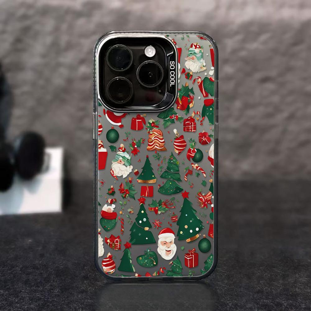 Полноэкранный рождественский подарок Рождественская елка для iPhone17ProMax чехол для мобильного телефона Apple 15/14 нишевый