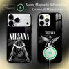 Чехол для телефона Rock Band N-NirvanaS для iPhone 17/16/15/14/13/12/11 plus pro Max - Новый, совместимый с магнитной беспроводной зарядкой
