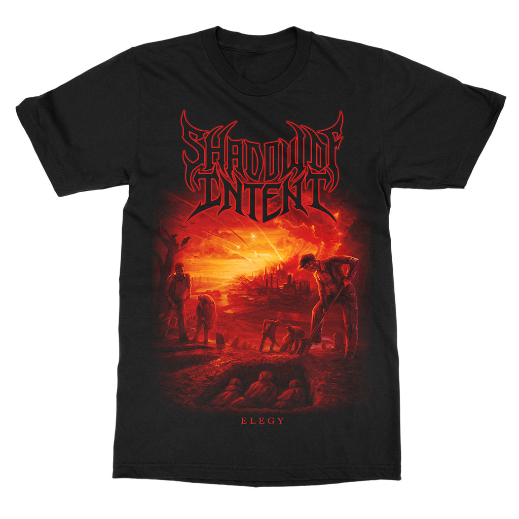 ZX Retro Shadow of Intent Band Graphic Cotton Tshirt Unisex Summer Short Sleeve Fashion Brand Tee Luxury Casual Vintage Retro Top