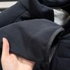 Мужская стеганая куртка из рифленого хлопка - Теплый воротник-стойка для осени/зимы, подходит для среднего возраста и молодежи, универсальный повседневный слой.