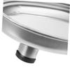 Hoement Stainless Steel Buffet Tray, Oval, Fish Serving Plate with Glass Cover for Food Protection, Kitchen and Dining