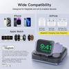 3 in 1 Foldable Magnetic Wireless Charger Stand For Magsafe iPhone 15 14 13 12 Apple Watch 8 7 Airpods Pro Fast Charging Station