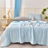 Ice Silk Air Conditioning Quilt Washable Summer Quilts Adult Kids Duvet Home Textiles Luxury Bedding Queen King Size Blanket